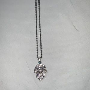 fátima necklace in silver